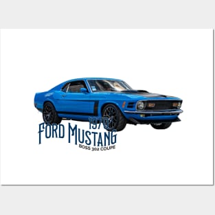 1970 Ford Mustang Boss 302 Coupe Posters and Art